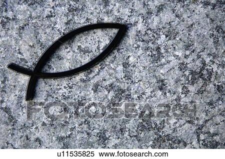 Fish symbol of Christianity View Large Photo Image Stock Photography - Fish symbol of Christianity. Fotosearch