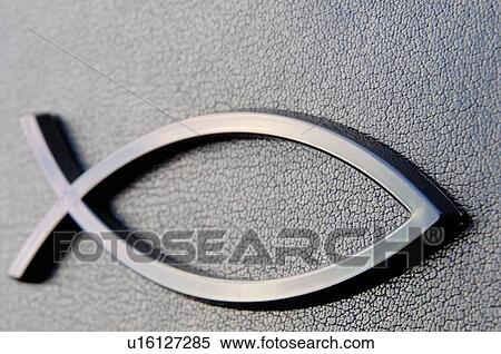 Fish symbol of Christianity View Large Photo Image Stock Photography - Fish symbol of Christianity. Fotosearch