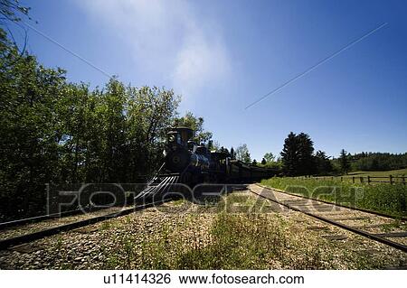 Steam engine train View Large Photo Image Stock Photograph - Steam engine train. Fotosearch