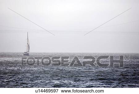 Boat at sea View Large Photo Image Stock Photo - Boat at sea. Fotosearch