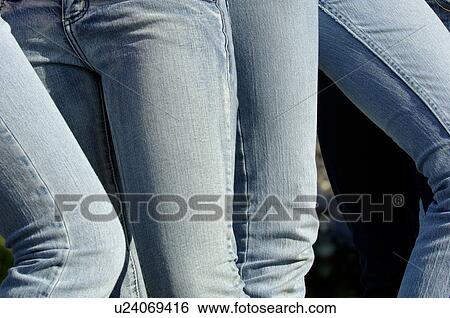 Faded blue jeans View Large Photo Image Stock Photograph - Faded blue jeans. Fotosearch