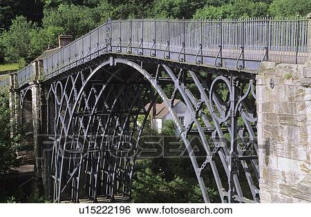 Stock Photograph - First cast iron bridge. Fotosearch