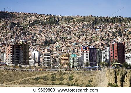 Stock Image - La Paz, Bolivia. Fotosearch