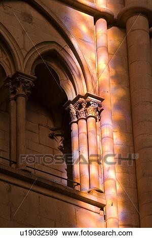 Stock Photo - Refraction of stained glass. Fotosearch
