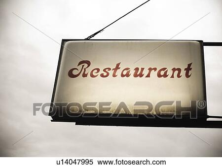 Restaurant sign View Large Photo Image Stock Photography - Restaurant sign. Fotosearch