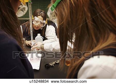 Students working in a science lab View Large Photo Image Picture - Students working in a science lab. Fotosearch