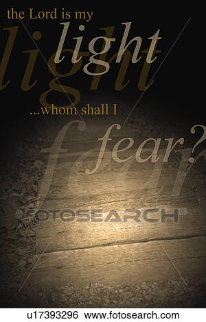 Stock Photograph - The Lord is my light. Fotosearch