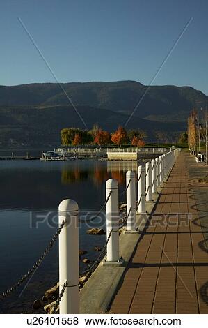 Waterfront walkway View Large Photo Image Stock Photo - Waterfront walkway. Fotosearch