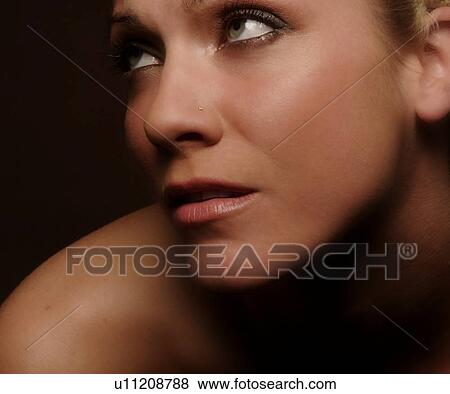 Stock Photo - Woman's face. Fotosearch
