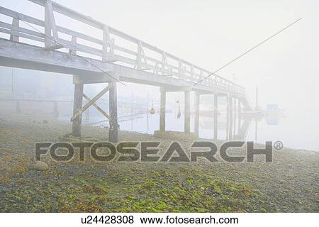 Wooden bridge over water View Large Photo Image Stock Photo - Wooden bridge over water. Fotosearch