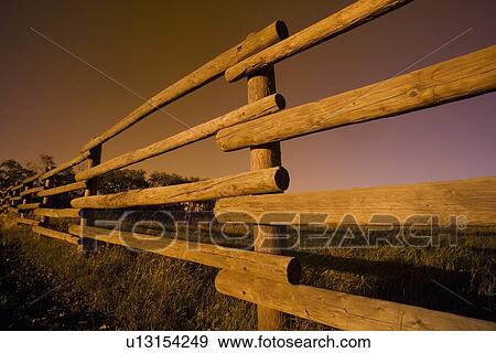 Stock Photo - Wooden fence. Fotosearch