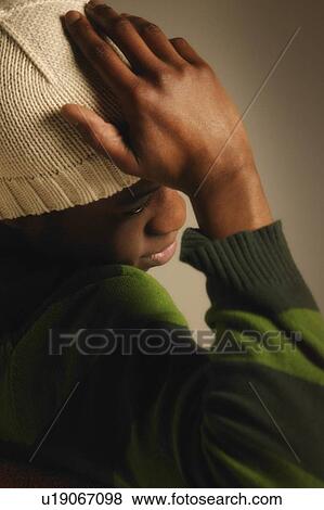 Young man thinking View Large Photo Image Stock Photo - Young man thinking. Fotosearch