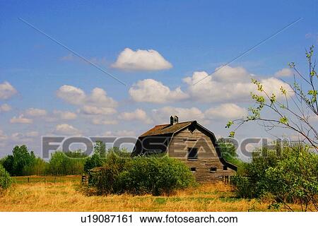 Stock Image - Abandoned barn. Fotosearch