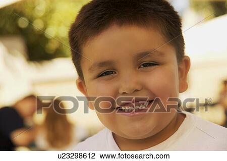 Stock Image - Boy smiling. Fotosearch