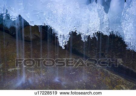 Stock Photo - Frozen waterfall. Fotosearch