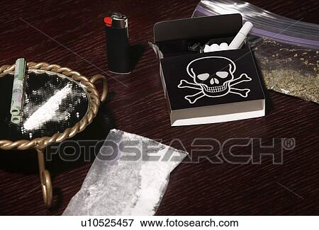 Stock Photo - Illegal drugs. Fotosearch