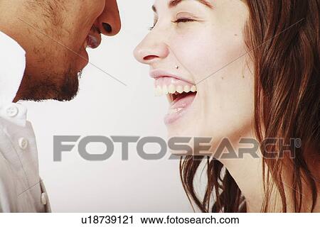 Stock Image - Laughing together. Fotosearch