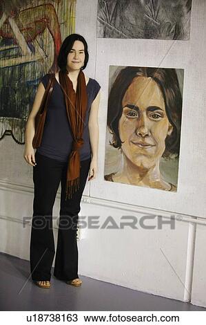 Painting of a lady View Large Photo Image Stock Image - Painting of a lady. Fotosearch