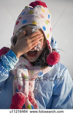 Snow in the face View Large Photo Image Picture - Snow in the face. Fotosearch