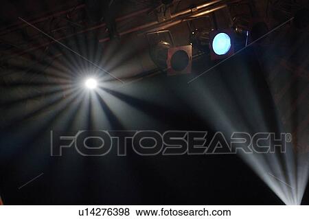 Stage lights View Large Photo Image Stock Photo - Stage lights. Fotosearch