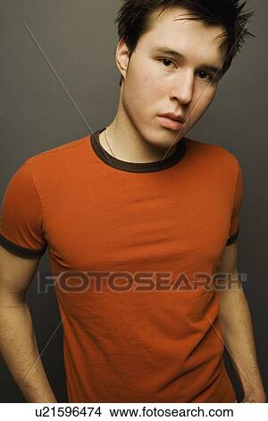 Picture - Male portrait. Fotosearch