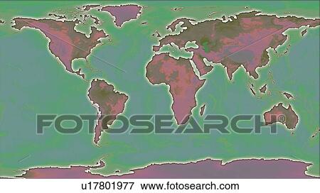 World Map Illustration View Large Photo Image Stock Photo - World Map Illustration. Fotosearch