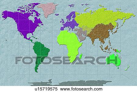 Stock Photography - World Map Illustration. Fotosearch