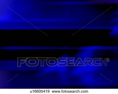 Stock Photo - Abstract with bright blue and black lines. Fotosearch