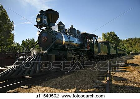 Stock Image - Antique train. Fotosearch