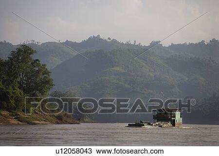 Stock Image - Boat on the water. Fotosearch
