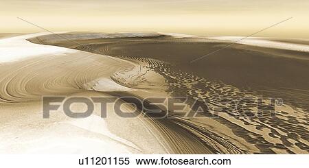 Stock Photography - Chasma Boreale, Mars polar icecap . Fotosearch