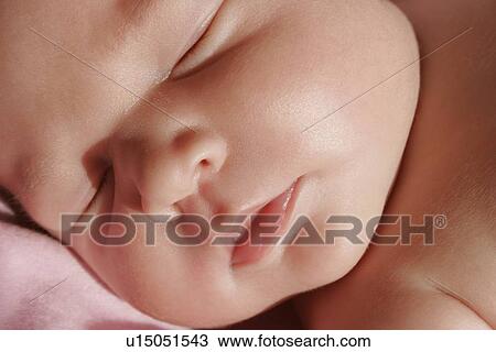 Closeup of sleeping baby's face View Large Photo Image Stock Image - Closeup of sleeping baby's face. Fotosearch
