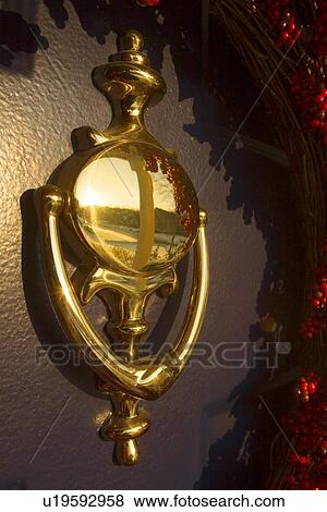 Doorknocker View Large Photo Image Stock Photo - Doorknocker. Fotosearch
