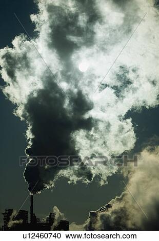 Stock Image - Factory smoke. Fotosearch