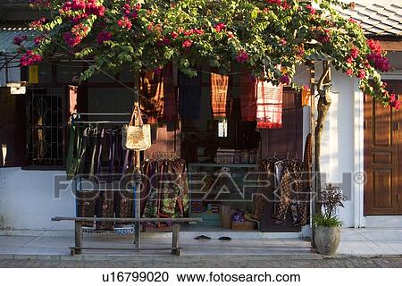 Flowers outside a clothing shop View Large Photo Image Stock Image - Flowers outside a clothing shop. Fotosearch