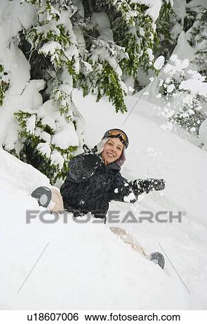 Having fun in the snow View Large Photo Image Stock Photograph - Having fun in the snow. Fotosearch