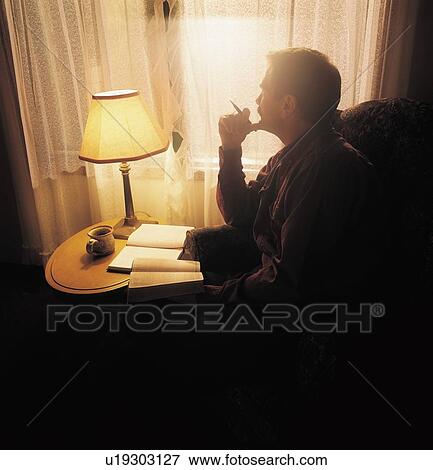 Man deep in thought View Large Photo Image Stock Photo - Man deep in thought. Fotosearch