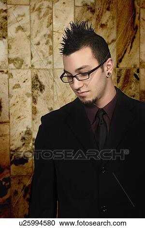 Stock Image - Man with a mohawk. Fotosearch