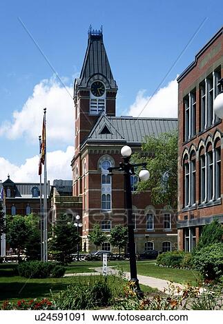 Stock Image - Official buildings, Fredericton, New Brunswick. Fotosearch