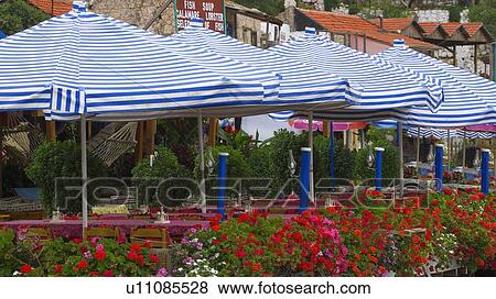Stock Photo - Outdoor cafe Turkey . Fotosearch