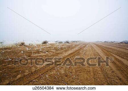 Picture - Rural dirt road. Fotosearch