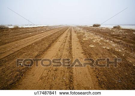 Stock Image - Rural dirt road. Fotosearch