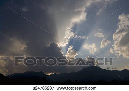 Stock Photo - Scenic sunset. Fotosearch