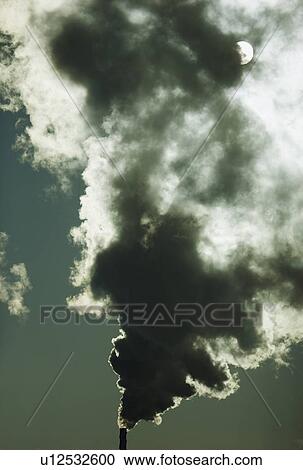 Stock Image - Smoke from factory. Fotosearch
