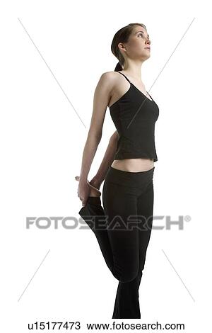 Stock Image - Stretching. Fotosearch