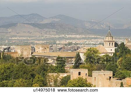 Stock Photo - The Alhambra in Granada, Spain. Fotosearch