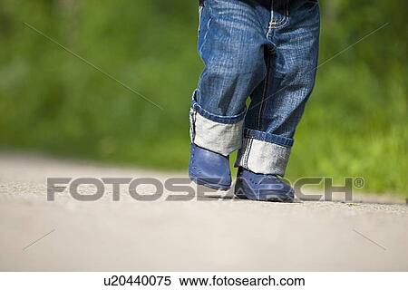 Stock Photography - A child walking. Fotosearch