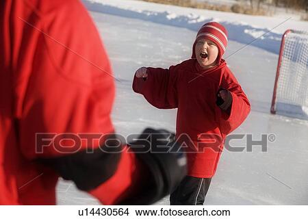 An angry hockey player View Large Photo Image Picture - An angry hockey player. Fotosearch