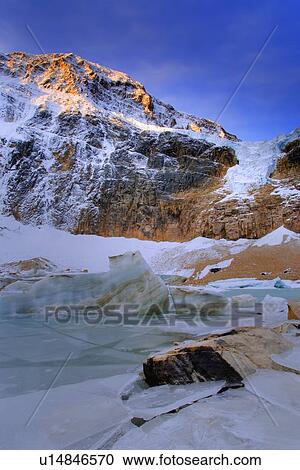 Angel Glacier, Mount Edith Cavell, Jasper National Park, Alberta, Canada View Large Photo Image Stock Image - Angel Glacier, Mount Edith Cavell, Jasper National Park, Alberta, Canada. Fotosearch
