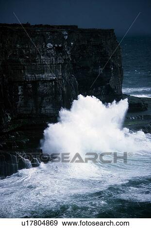 Stock Photo - Aran Islands, Dun Aengus, Inishmore, Ireland. Fotosearch